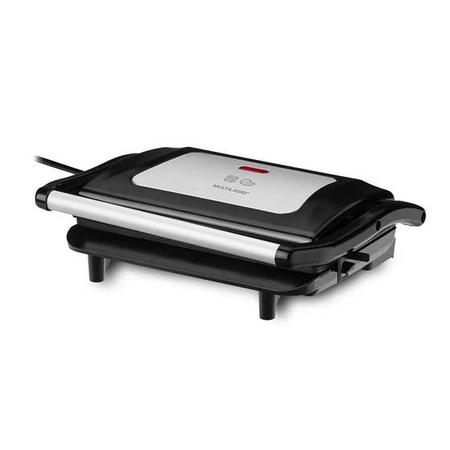 Imagem de Mini Grill Panini 127V 850W Com Acabamento Inox - Multilaser - CE121