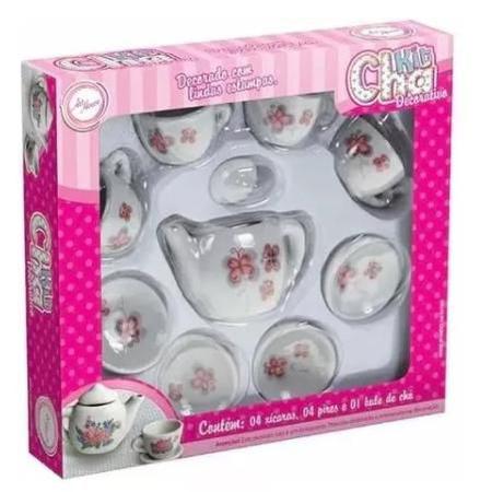 Mini Jogo De Chá Porcelana Lembrancinha no Shoptime