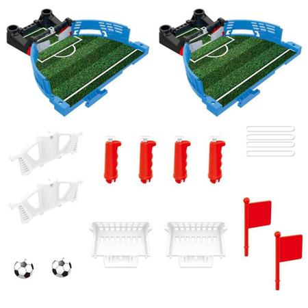 Tabela de batalha de futebol com 6 mini futebol de dois jogadores de  batalha de futebol