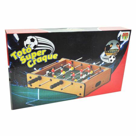 Brinquedo Mini Pebolim Totó Futebol De Mesa Criança 2 Player - 99 Toys -  Mini Pebolim - Magazine Luiza