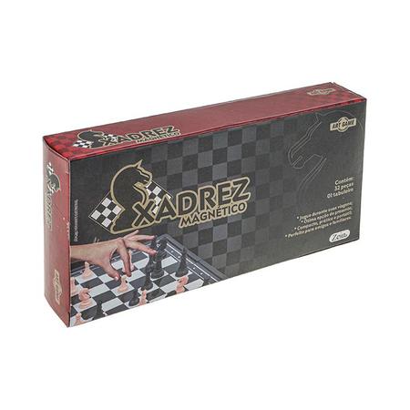 Mini Jogo De Xadrez Magnético 32 Peças Portátil Compacto amigos e
