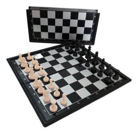 Jogo de Xadrez Magnético, Jogo Magnético de Mesa Divertido Com Corda e Saco  de Armazenamento, Jogo de Estratégia de Festa Magnética, Jogo de Família  para Crianças e Adultos