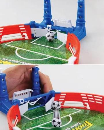 Mini Jogo Futebol De Mesa Portátil Brinquedo Infantil Adulto