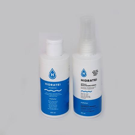 Imagem de Mini Kit Hidratei Spray + Shampoo 60ml - Para cabelos ressecados e secos