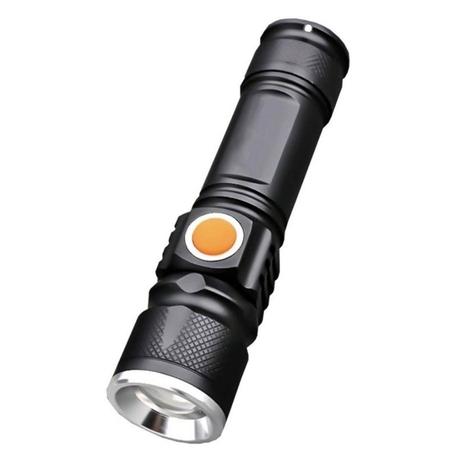 Imagem de Mini Lanterna LED Tática Potente Recarregável USB C/ Zoom