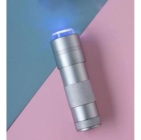Imagem de Mini Lanterna Portátil Led Ultra Violeta Seca Unha Gel Uv