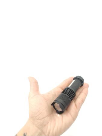 Imagem de Mini Lanterna Tática Police Usb Recarregável Profissional