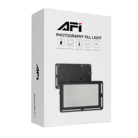 Imagem de Mini Led Para Fotografia Bateria Interna - Afi Lr-11 Rosa