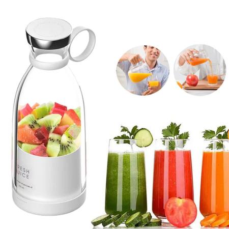 Imagem de Mini Liquidificador Espremedor Elétrico Portátil Smoothies  Garrafa Usb juicer Lançamento