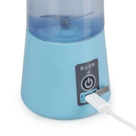 Imagem de Mini Liquidificador Portátil para Shake Whey Vitamina Squeeze Fitness 380ml Cód MJX-13862