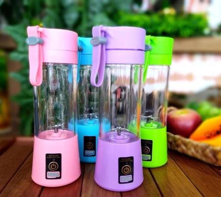 Mini Liquidificador Portátil Shake Take Juice Cup 6 Lâminas Recarregável