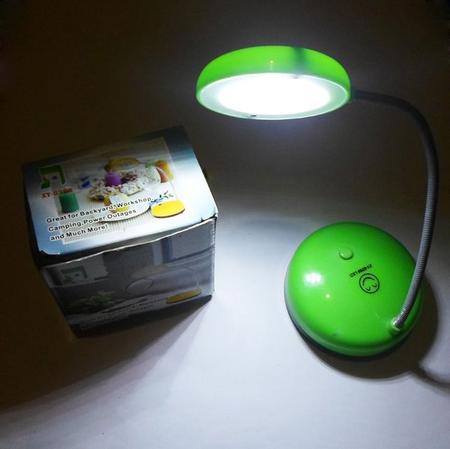 Imagem de Mini Luminária 7 Leds Cabo Flexível Led De Leitura Para Mesa Desk