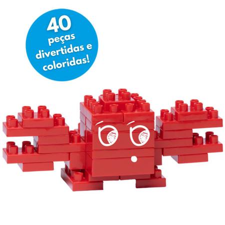 Imagem de Mini Maleta Tand Kids Blocos De Montar 40 Peças 2176 - Toyster