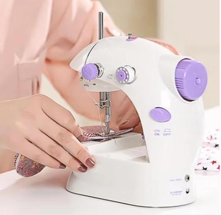 Mini Máquina Costura Portátil Elétrica Pilha - vijodi - Máquinas de Costura, Bordado e Acessórios - Magazine Luiza