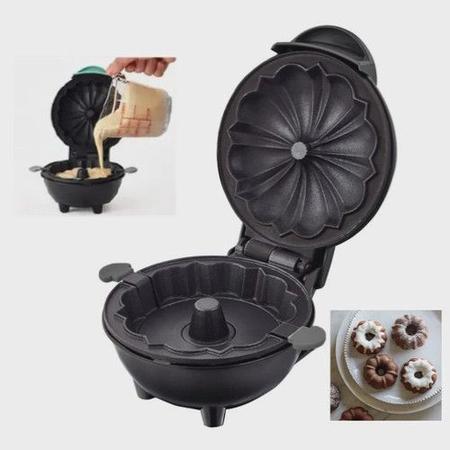 Imagem de Mini Máquina De Bolo pudim torta e Cake Maker 220v Preto