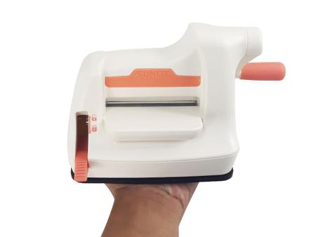 Imagem de Mini Máquina De Corte E Relevo Emboss & Cutting Com Bases Em Acrílico Sunlit Embossing Machine 10 cm