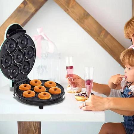 Imagem de Mini Máquina De Fer Donuts Rosquinhas 7 Furos 110V Branco