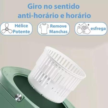 Imagem de Mini Máquina de Lavar Dobrável: Tecnologia de Ponta em um Design Compacto