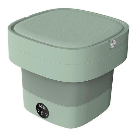 Mini Máquina de Lavar Roupa Portátil Design Dobrável para Viagens - HIGA Imagem de Mini Máquina de Lavar Roupa Portátil Design Dobrável para Viagens