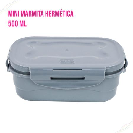 Marmita Térmica com Divisória Vermelha - BRISA-02VM