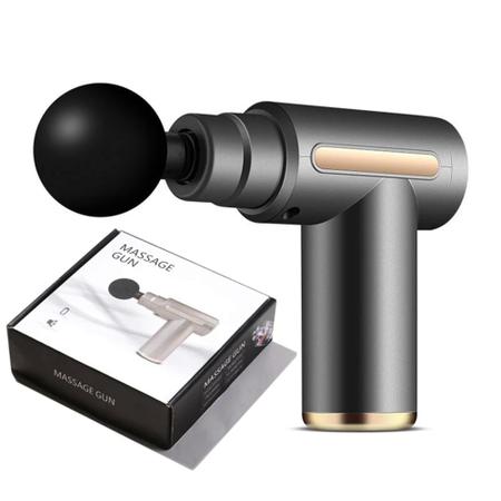 Mini Massageador Corporal Facial Elétrico Muscular 6 Velocidades - Massage  Gun - Massagem e Relaxamento - Magazine Luiza