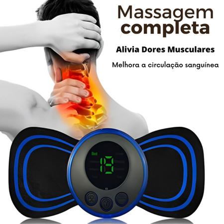 Imagem de Mini Massageador Elétrico Recarregável Para Alívio De Dor