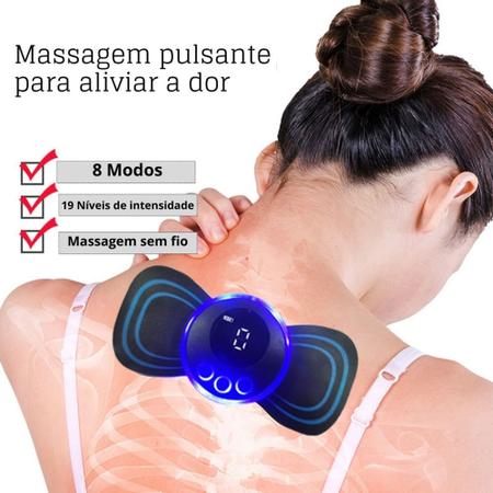 Imagem de Mini Massageador Elétrico Recarregável Portátil