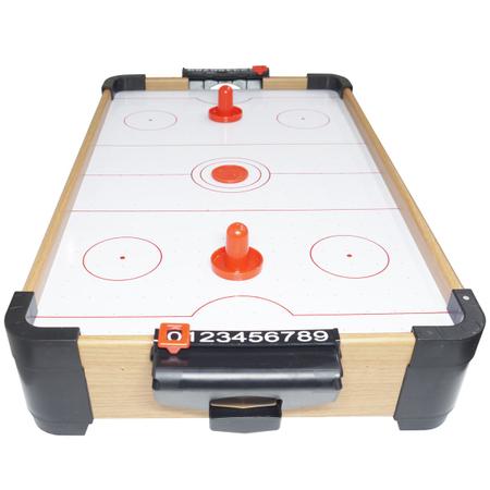 Brinquedo Aero Game Mini Mesa De Hockey Infantil Air Rocker Para