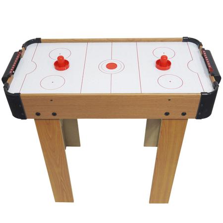 Brinquedo Aero Game Mini Mesa De Hockey Infantil Air Rocker Para