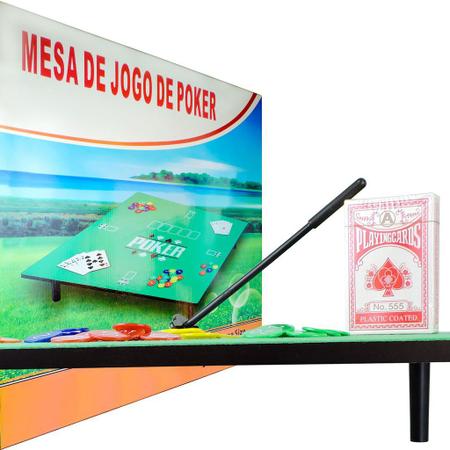 Mini Mesa de Carteado de Jogo de Poker - Brilho de Diamante Importações -  Jogo de Cartas - Magazine Luiza