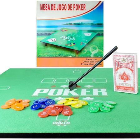 Mini Mesa de Carteado de Jogo de Poker - Brilho de Diamante Importações -  Jogo de Cartas - Magazine Luiza