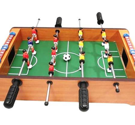 Imagem de Mini mesa de pebolim futebol totó 50,5 X 31 X 9cm completa
