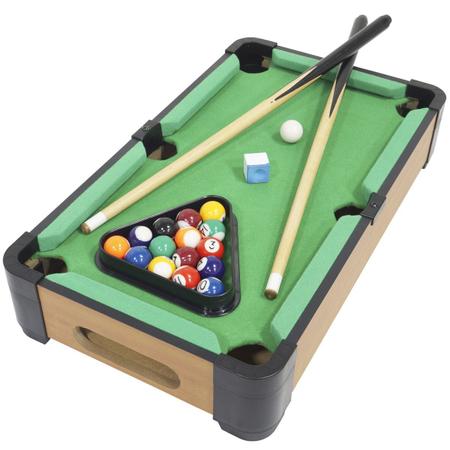 Mesa De Sinuca Mini Bilhar Jogo Brinquedo Infantil Divertido Snooker Pica  Pau Tacos Bolas - Sinuca / Bilhar Infantil - Magazine Luiza