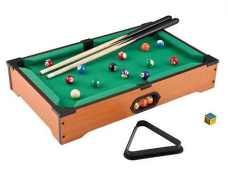 Jogo Mesa Mini Bilhar Sinuca Snooker 69x36x19 cm Completo : :  Brinquedos e Jogos