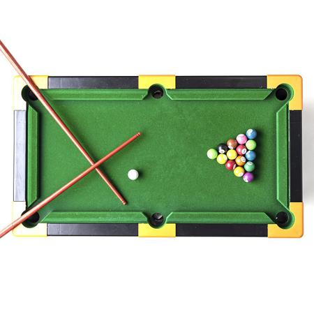 Mesa de bilhar sinuca infantil em madeira grande 52cm com pezinhos de chao  e mesa snooker crianças - MAKEDA - Sinuca / Bilhar Infantil - Magazine Luiza