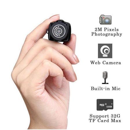 Imagem de Mini Micro Camera Dv Filmadora 720p 2g Espiã Menor Do Mundo