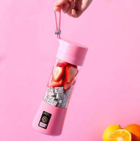 Imagem de Mini Mixer USB Azul para Frutas e Academia