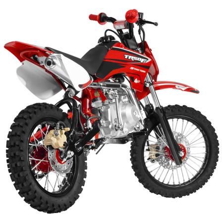 Mini Moto Off Road Pro Tork TR-50F Aro 10 X 10 Trilha Motocross Gasolina  Pedal 4 Tempos 50CC - Mini Moto Motorizada - Magazine Luiza