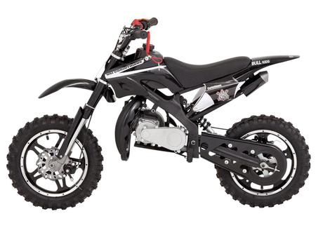 Motocicleta infantil mini moto cross bull motors vermelha bk db08 49cc