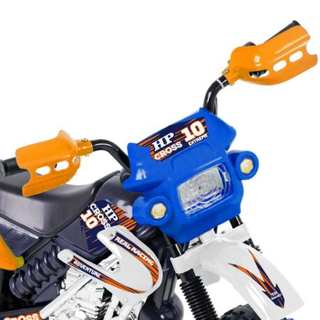 Moto Elétrica Infantil Motocross Azul Passeio Brinquedo - Loja Zuza  Brinquedos