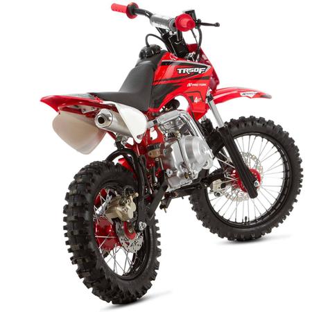 Imagem de Mini Moto Cross Vermelho Pro Tork TR50F 2017 Off Road 50cc Aro 10 e Gasolina