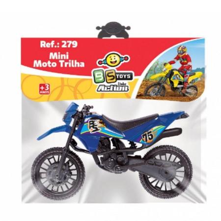 Moto Trilha Motocross Várias Cores 24cm - Bs Toys - Caminhões