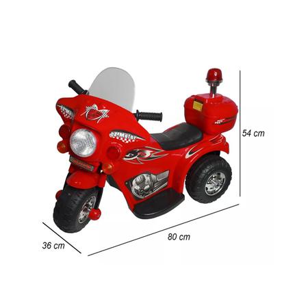 Moto Eletrica Infantil Com Bau