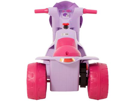 Moto Eletrica Infantil Banmoto 6v Rosa Meninas Com 2 Marchas