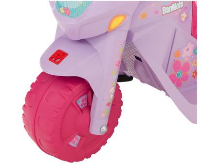 Moto Eletrica Infantil Banmoto 6v Rosa Meninas Com 2 Marchas