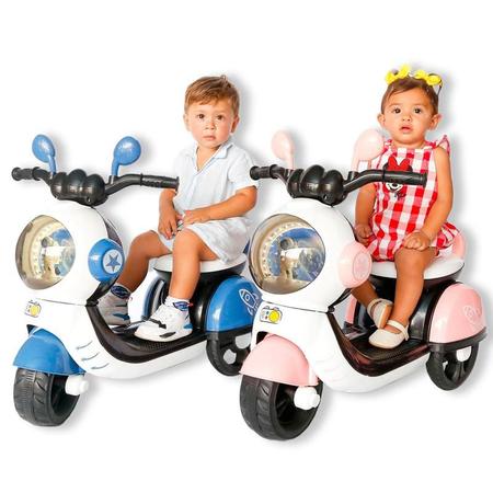 Imagem de Mini Moto Elétrica Infantil Bateria Motinha Crianças Foguete