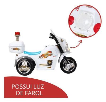 Motoca Infantil Passeio Eletrica 7,5v Com Luz Farol Musica