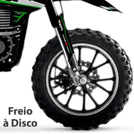 Imagem de Mini Moto Elétrica Infantil Mxf Ferinha 500w Lançamento Cross 3 Velocidades 36Volts