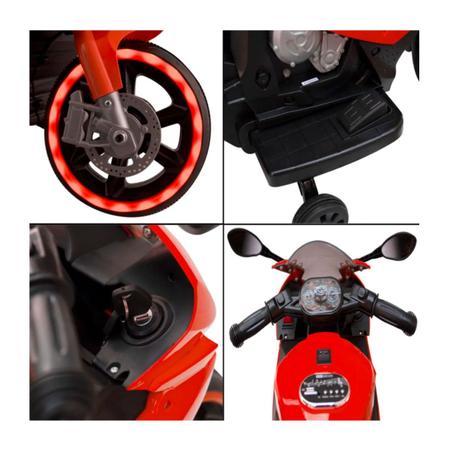 Mini Moto Cross 6V Elétrica Recarregável Infantil Triciclo Criança Brinqway  BW-083VM Vermelho Bivolt - BEST SALE SHOP