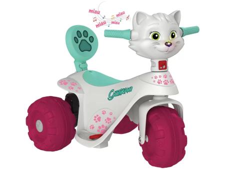 Imagem de Mini Moto Elétrica Infantil Scooter Gatinha 6V - Bandeirante